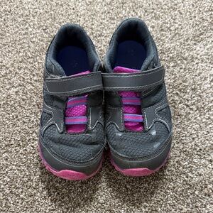 Stylish Kids' Gray and Pink Sneakers